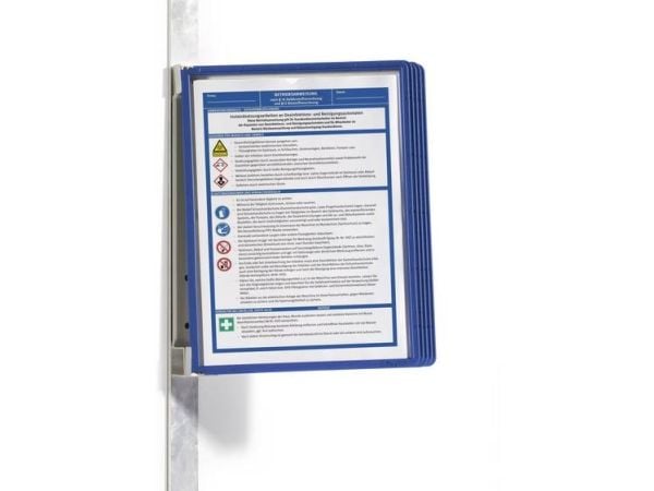 Slitesterk 591407 skjermpanel mørkeblå B x H D 325 360 260 mm DIN A4