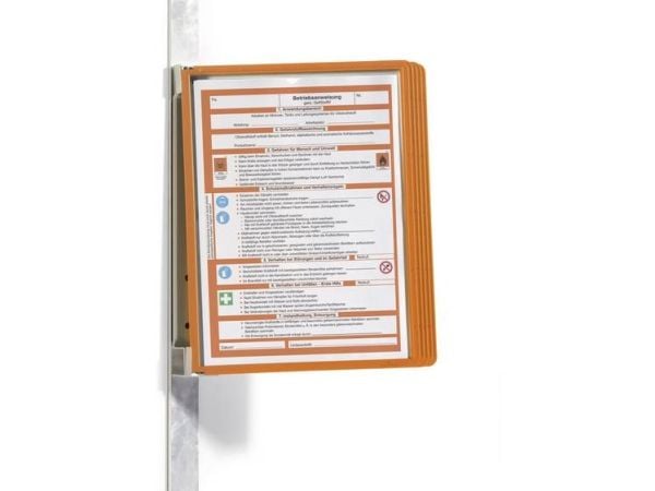 Durable Sichttafelsystem VARIO MAGNET WALL 5 Set orange