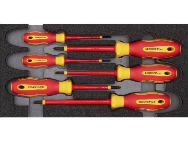 Gedore RED R22150016 skruvmejselsats VDE spår