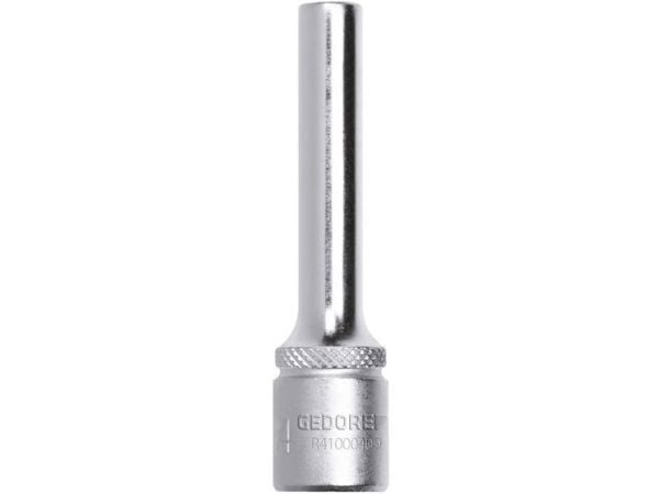 Gedore R41000709, Stikkontakt, 1/4", Metrisk, 1 hoder, 7 mm, Kromvanadiumstål
