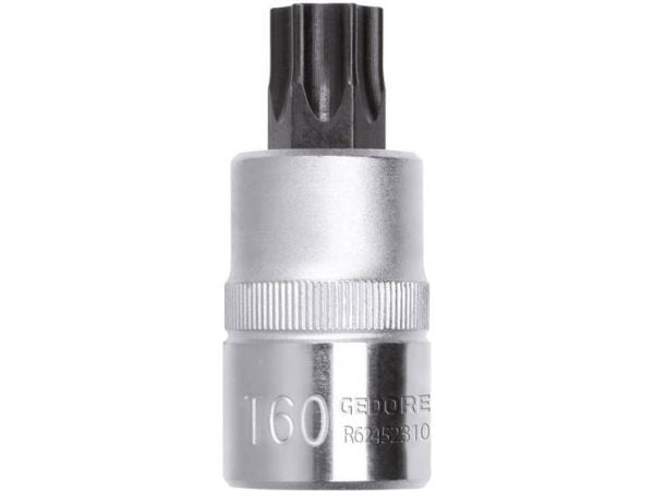 Gedore R62451310, 1 stk, Torx, T20, Krom-vanadium-stål, DIN 3120 - C 12.5, ISO 1174, 5,5 cm, 5,5 cm