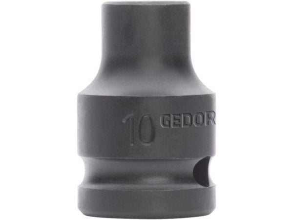 Gedore R63003009, Iskuhylsy, Musta, 1/2", Metrinen/brittiläinen, 12.5 mm, 1/2"