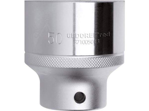 Gedore R71005013, Stikkontakt, 3/4", Metrisk, 1 hoder, 50 mm, Kromvanadiumstål