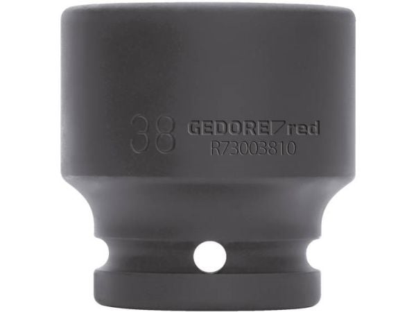 Gedore R73003010, Iskuhylsy, Musta, 3/4", Metrinen/brittiläinen, 20 mm, 3/4"