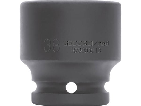 Gedore R83002711, Iskuhylsy, Musta, 1", Metrinen/brittiläinen, 25 mm, 1"