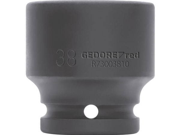 Gedore R83003311, Slaghylsa, Svart, 1", Metriska/brittiska, 25 mm, 1"