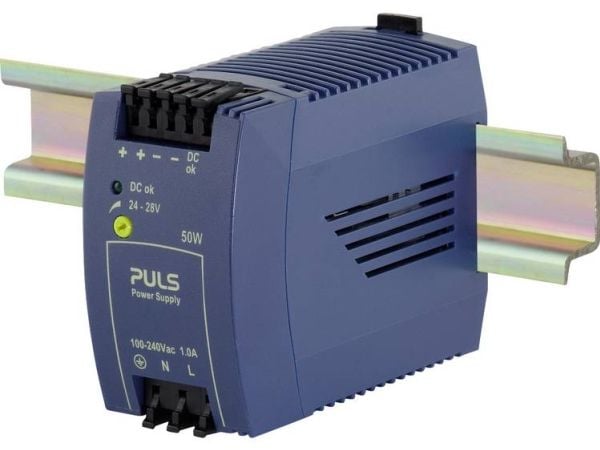 DIN-kiskoon asennettava virtalähde 24 V 2,1 A 50 W 1 x (ML50.101)