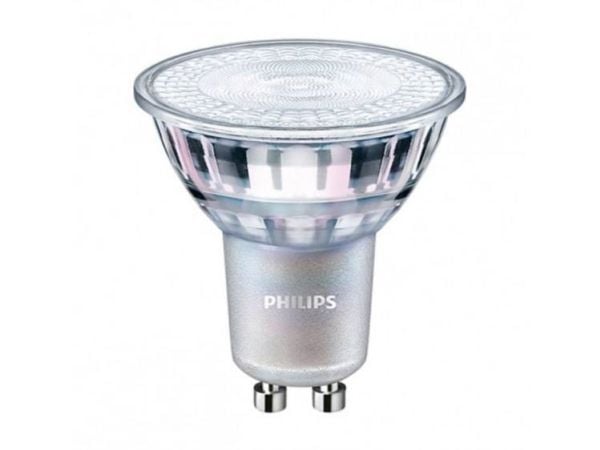 Philips MASTER LEDspot MV - LED-pære for søkelys - GU10 - 4.9 W (ekvivalent 50 W) - klasse A+ - varmt hvitt lys - 2200-2700 K