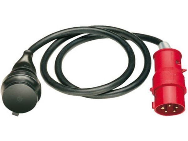 brennenstuhl H07RN-F 3G1,5 - Jatkojohto verkkovirralle - IEC 60309 16A (uros) - IEC 60309 16A (naaras) - 1,5 m - musta - Saksa