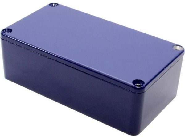 Hammond Electronics 1590B2CB universal kabinett 112 x 60 x 38 trykkstøpt aluminium blå 1 stk
