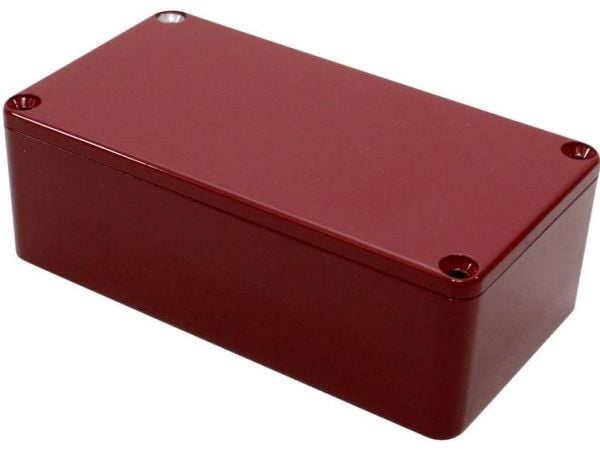 Hammond Electronics 1590B2RD universalkabinett 112 × 60 × 38 støpt aluminium rød