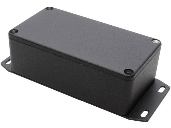 Hammond Electronics 1590B2FBK universalkapsling 112 x 60 x 38 trykksprøytet aluminium svart (1 stk.)