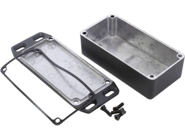 Hammond Electronics 1590WG2FLBK Yleiskaappi 100 x 50 x 31 Valettu alumiininen musta 1 kpl