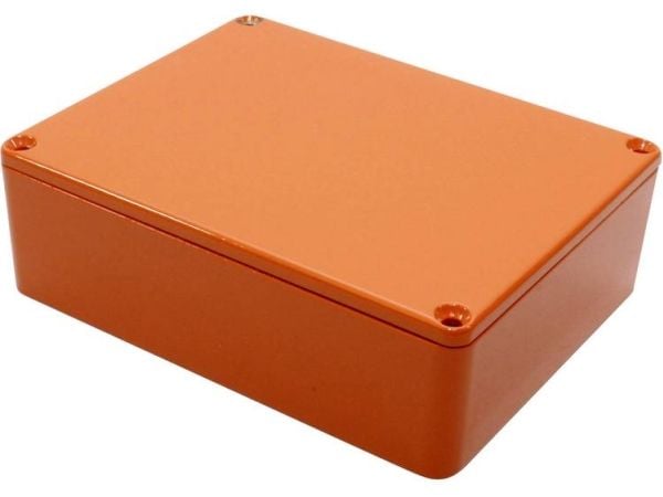 Hammond Electronics 1590BB2OR universal-kabinett 119 x 94 x 38 sprøytestøpt aluminium oransje (1 stk) Hammond Electronics 1590BB2OR universal-kabinett 119 x 94 x 38 sprøytestøpt aluminium oransje (1 stk)