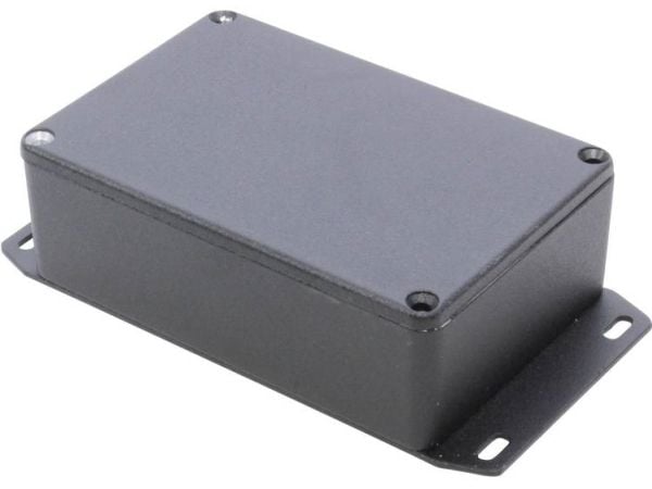 Hammond Electronics 1590B3FBK universal-kapsling 116 x 77 x 38 sprøytestøpt aluminium sort 1 stk