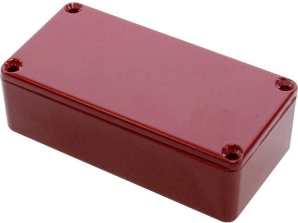 Hammond Electronics 1590G2RD universalkabinett 100 x 50 x 31, trykkstøpt aluminium, rød, 1 stk