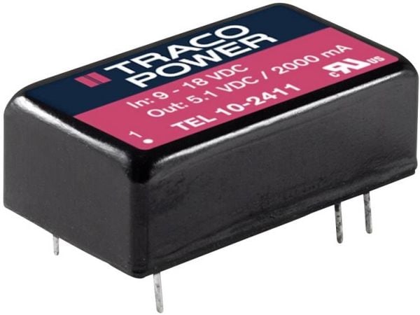 Traco Power TEL 10-1223, 23,8 mm, 8 mm, 13,7 mm, 6,5 g, 10 W, 9-18 V