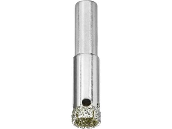 kwb 499812, Single/enkelt, Drill, Keramisk, Granitt, Marmor, Naturstein, Rør, Soft Keramiske veggflis, Flis, Grå, Sylindrisk Skaft, 2,5 cm