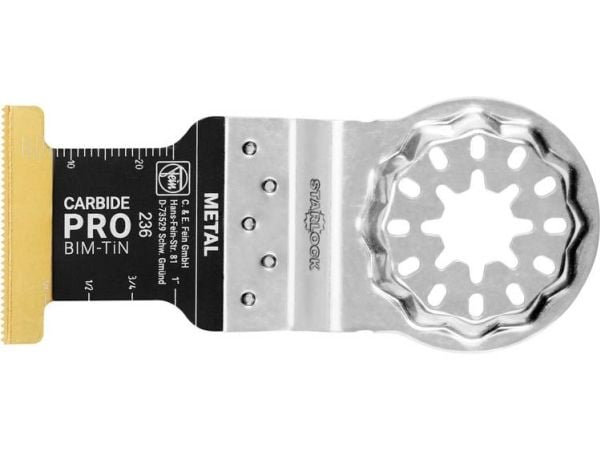 FEIN 63502236210, Sort, Grå, Replacement blade, FEIN MultiMaster Quick Start (FMM 350 QSL) , FEIN MultiMaster Top (FMM 350 QSL) , FEIN..., 45 mm, 3...