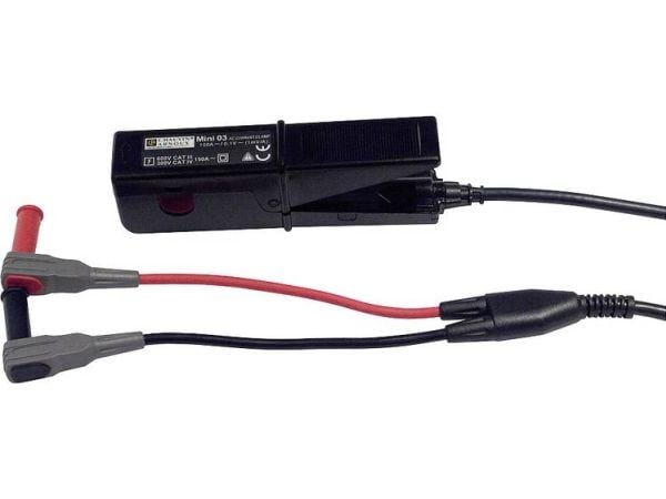 Chauvin Arnoux MINI 103, CAT III 600V, CAT IV 300V, 250 g, Svart