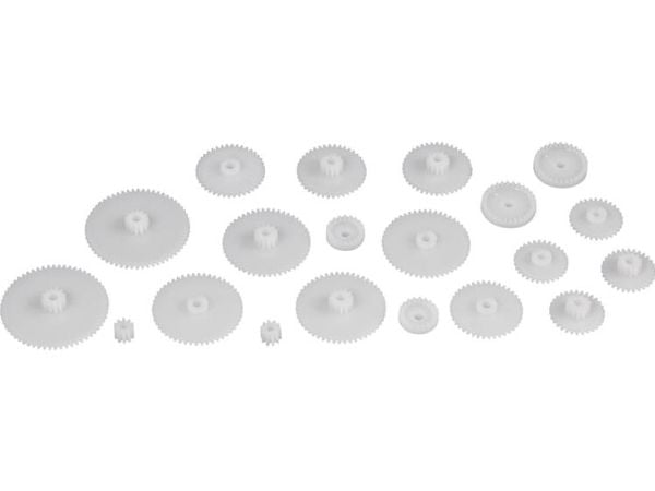 Reely Kunststoff Stirn-Zahnrad Modul-Typ 0.5 antall tenner 20-60 (1 stk) RE-6603918 Reely Kunststoff Stirn-Zahnrad Modul-Typ 0.5 antall tenner 20-60 (1 stk) RE-6603918