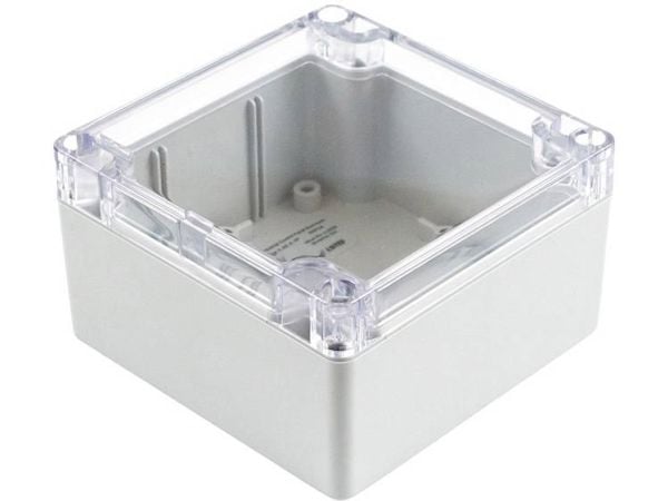 Hammond Electronics 1554 PC CL 1554L2GYCL Yleiskotelo Polykarbonaatti Harmaa 1 kpl