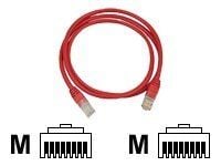 DELTACO - Koblingskabel - RJ-45 (hann) til RJ-45 (hann) - 50 cm - UTP - CAT 6 - rød