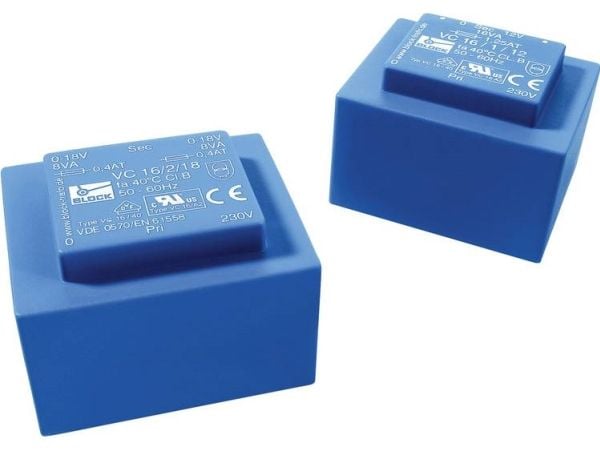Lohko VC 5.0/2/8 Tulostusmuuntaja 1 x 230 V/AC 2 x 8 V/AC 5 VA