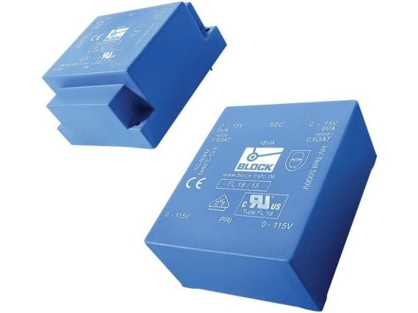 Lohko FL 52/12 Tasomuuntaja 2 x 115 V/AC 2 x 12 V/AC 52 VA