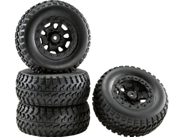 Reely RE-6622356 reservedel komplett hjulsett til modell 1:10 Short Course Eraser (RE-6622356)