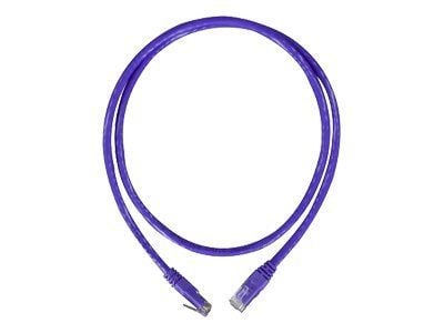DELTACO - Koblingskabel - RJ-45 (hann) til RJ-45 (hann) - 50 cm - UTP - CAT 6 - flertrådet - purpur