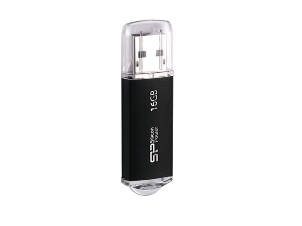SILICON POWER Ultima II I-Series - USB-flashstasjon - 16 GB - USB 2.0 - svart