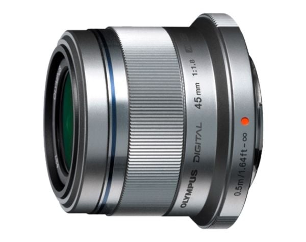 Olympus M.Zuiko Digital - Telefotoobjektiv - 45 mm - f/1.8 - Micro Four Thirds - for OM-D E-M10; PEN E-P1, E-P2, E-P3, E-PL1, E-PL10, E-PL2, E-PL3,...