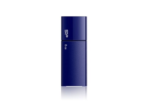 SILICON POWER Ultima U05 - USB-flashstasjon - 8 GB - USB 2.0 - marineblå