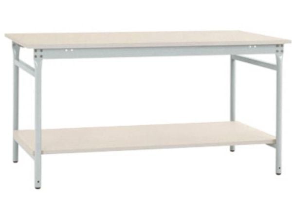 Manuflex BB5201.7035 arbeidsbord gråhvit (RAL 7035)