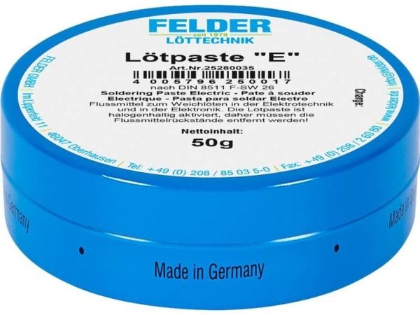 Felder Löttechnik ISO-Flux E Juotospasta Sisältö 1 kpl