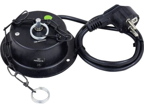 Eurolite MD-1015 Rotary motor with plug, Svart, 230 V, 50 Hz, 300 g, 113 x 133 x 58 mm
