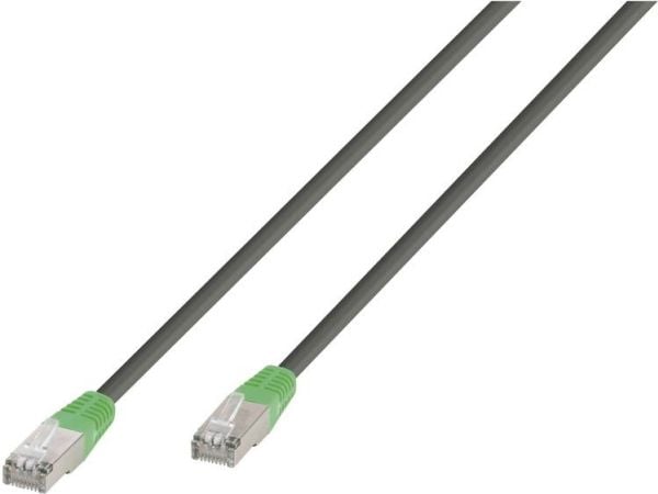 Vivanco PB CC N5 100 6, 10 m, Cat6, F/UTP (FTP), RJ-45, RJ-45, Grønn, Grå