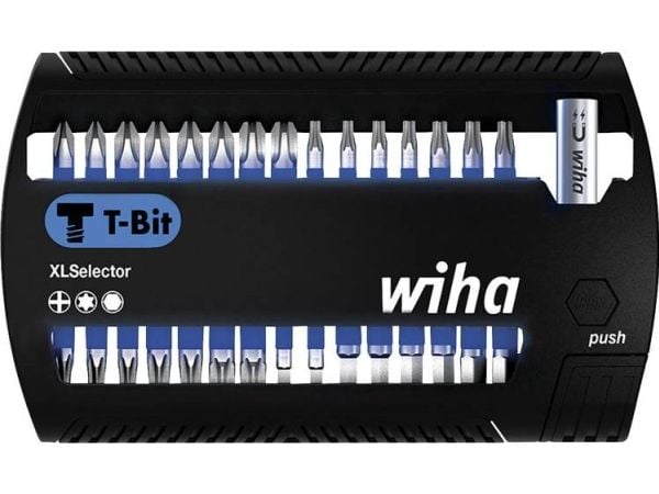 Wiha 41830 bitssett 31 deler kryssspor Phillips, Unbrako, TORX Plus
