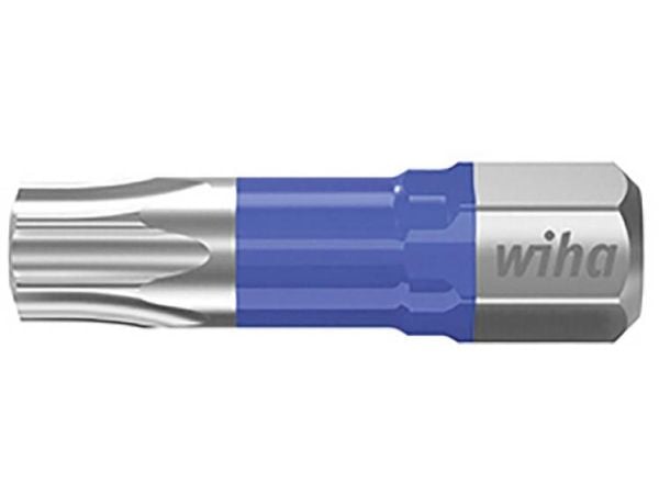 Wiha 41604, 5 stykker, Torx, T10, 25 mm, 25,4 / 4 mm (1 / 4"), Sekskantet