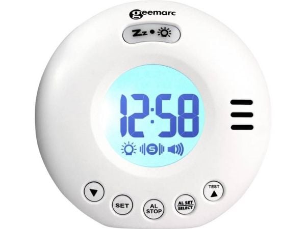 Geemarc JWNS-VOYAGERV2_WH_I Elektronik Wecker Valkoinen (JWNS-VOYAGERV2_WH_I)