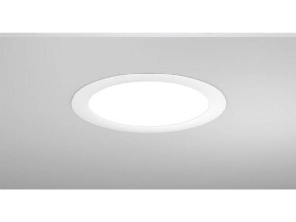 RZB Toledo Flat round, 1 ampuller, LED, 4000 K, 2250 lm, IP20, IP54, Hvit