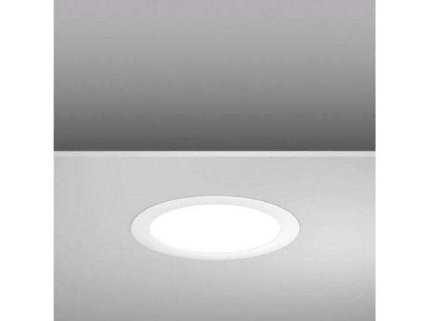 RZB Toledo Flat round, LED, 3000 K, 2150 lm, IP20, IP54, Hvit