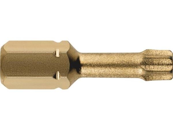 Metabo 628510000, 3 stykker, Torx, T25, 25 mm, 25,4 / 4 mm (1 / 4"), Sekskantet