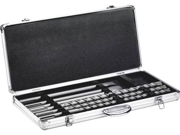 Metabo - Drillbit- og meiselsett - hammerbit - flat, spiss - 7 deler - 25 mm, 20 mm, 16 mm, 22 mm - SDS-max - lengde: 400 mm, 540 mm - bredde: 25 mm