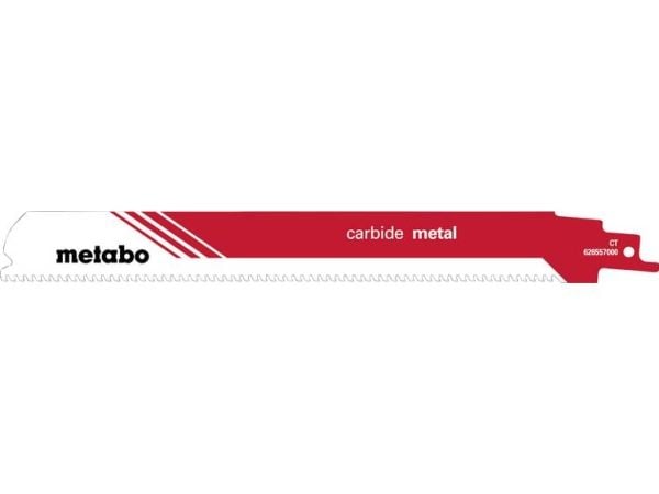 Metabo 626557000, Sabelsagblad, Karbid, Rød, Hvit, 3 mm, 1,25 mm, 22,5 cm