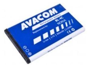 AVACOM BL-4C, Batteri, Nokia, Lithium-Ion (Li-Ion), 900 mAh, 3,7 V, 3,3 Wh