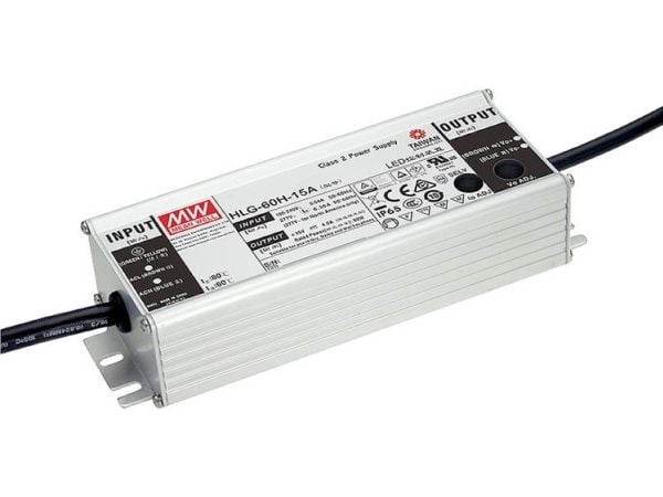 MEAN WELL HLG-60H-48B, 60 W, IP20, 90 - 305 V, 48 V, 61,5 mm, 171 mm