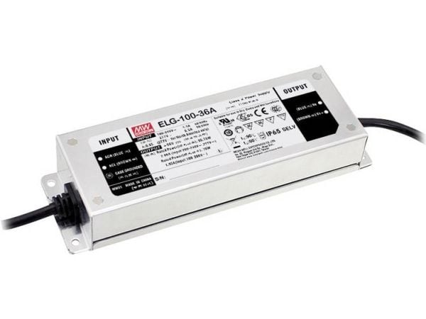 MEAN WELL ELG-100-48-3Y, 100 W, IP20, 100 - 305 V, 2 A, 48 V, 63 mm