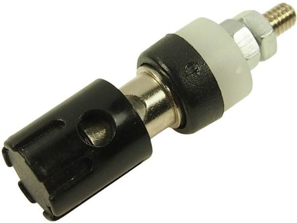 Cliff CL681561 laboratorietilkobling tilkobling/innbygging vertikal stiftdiameter 4 mm svart 1 stk